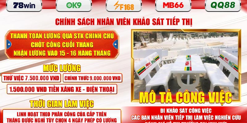Chính sách và công việc cụ thể rõ ràng,, minh bạch của liên minh OKVIP